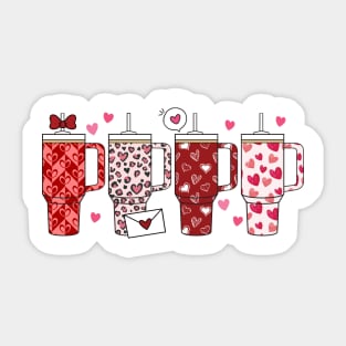 Tumbler Heat Love You Sticker